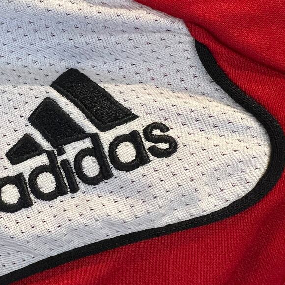 Vintage Y2K Adidas Clima365 Quarter Zip Pullover Womens Size Medium Red Jacket - Picture 7 of 9